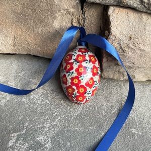Polish Pottery-Terrain-Ceramic Easter Egg XS